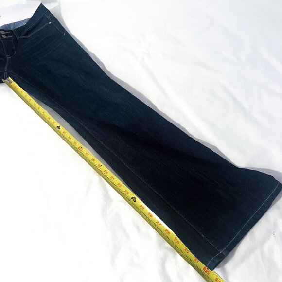 GAP Perfect Boot Denim Jeans Dark Wash Mid Rise Denim 27/4R - Picture 10 of 14